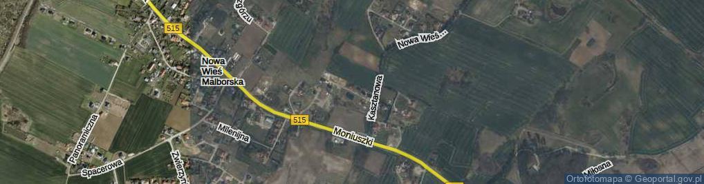 Zdjęcie satelitarne Storczykowa ul.